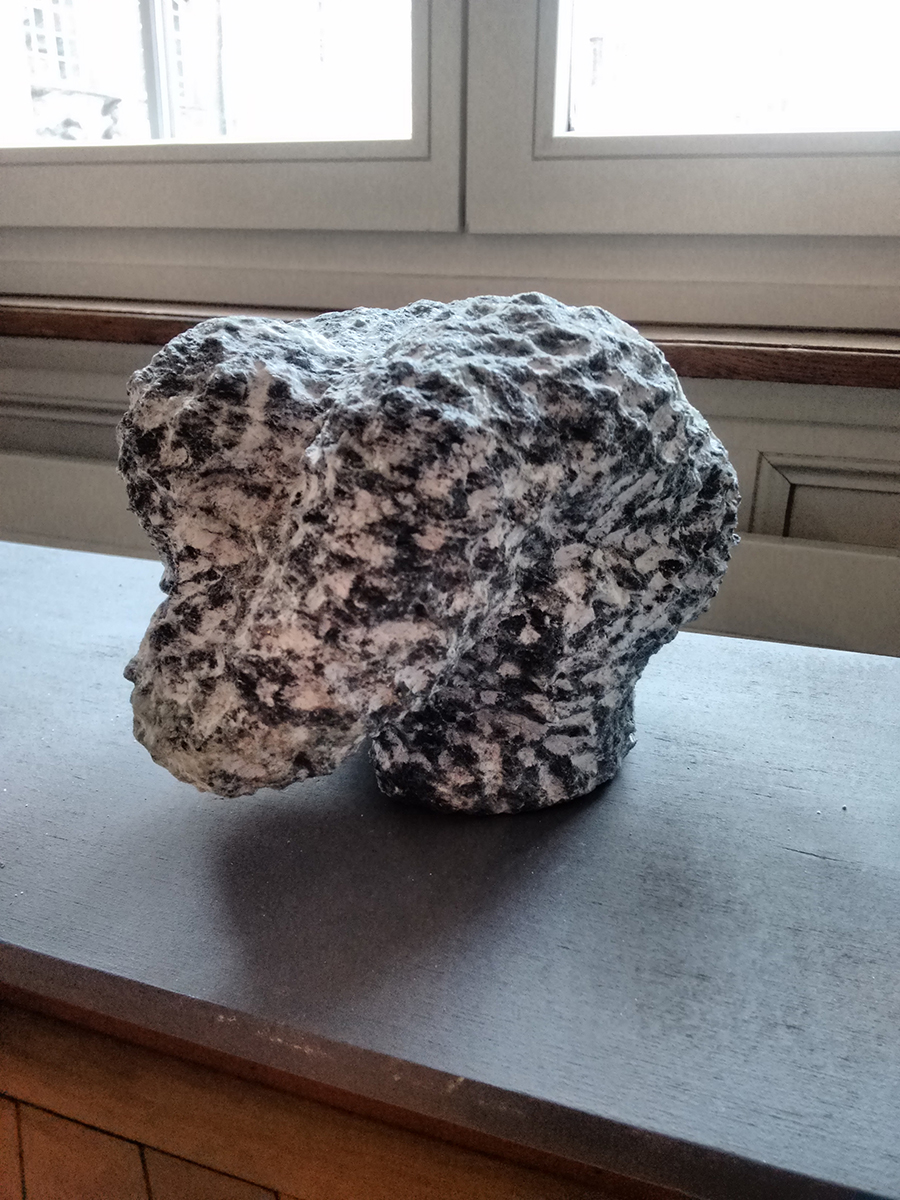 Ruedi Mösch: 2016: Speckstein Fig.5: h. 12 cm