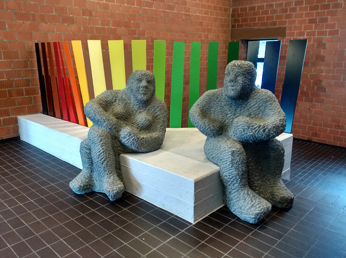 Ruedi Mösch: 2016 Dielsdorf: Kommunizierendes Paar